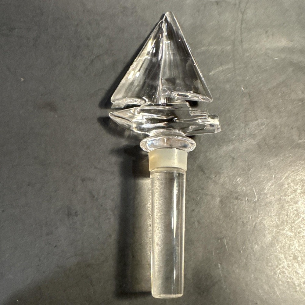 Mikasa Regatta Clear Sail Boat Bottle Stopper Nautical Wine Champagne